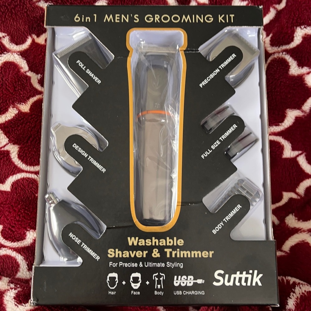 6In1 cordless Rechargeable/Waterproof Grooming Kit